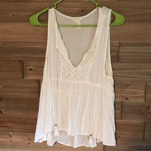 Forever 21 white lace top